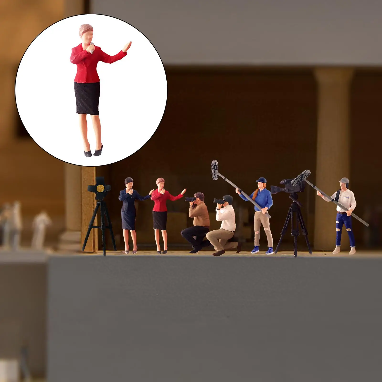 مجسم بث صغير لعام 1/64، تماثيل شخصية الفيلم للديوراما