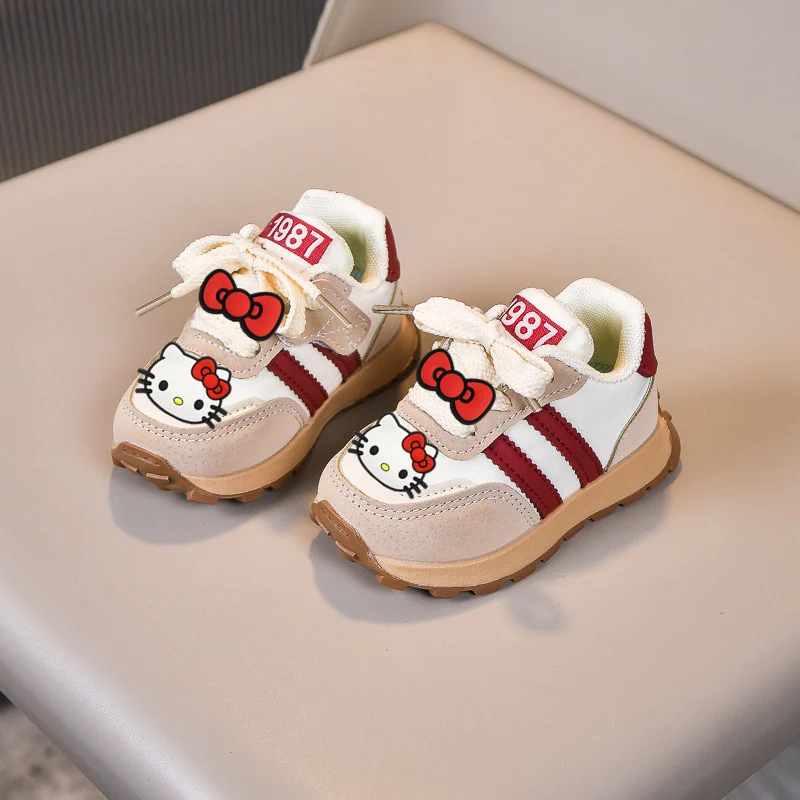 girls running sports shoes Sanrio hello kitty spring autumn Sneakers children casual shoes new baby boys soft sole toddler shoes