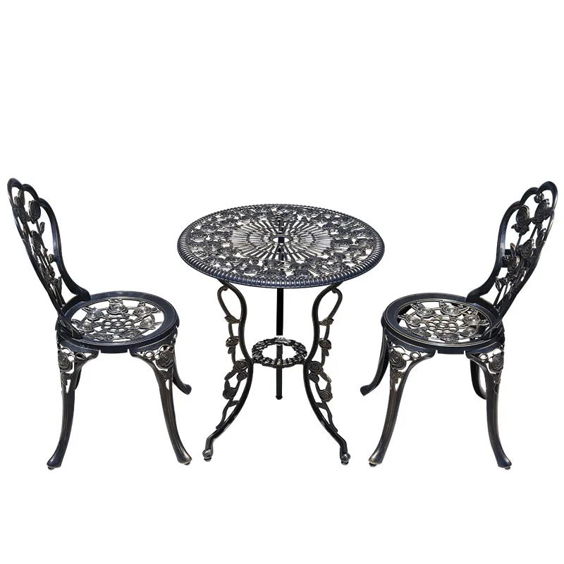 

Outdoor, leisure tables and chairs, courtyard, community, villa, wrought iron