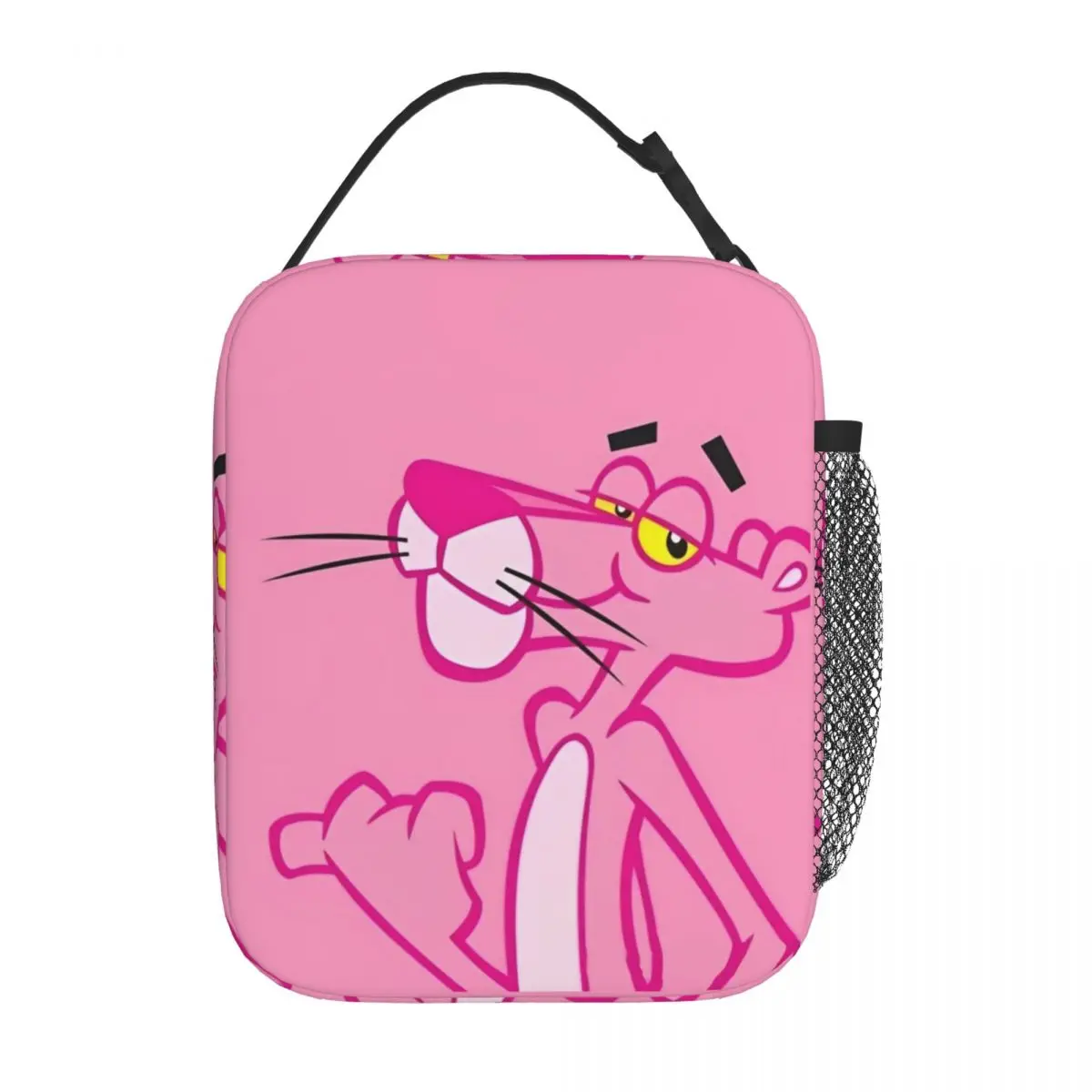 Pink Panther Insulated Lunch Bags Cooler Bag  Meal Container Cartoon Portable Tote Lunch Box Food Storage Bags Beach Picnic