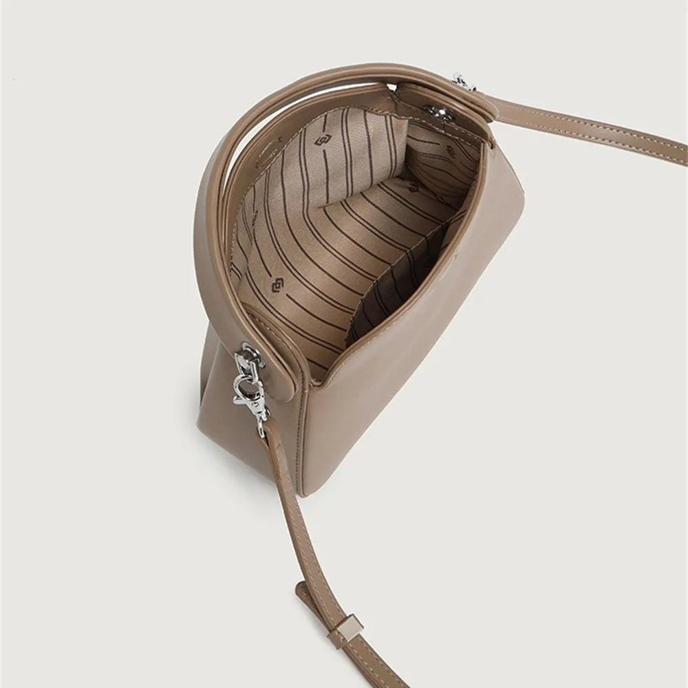 Luxury Women Shoulder Bag Genuine Leather Hand Bag Large Capacity Handbag Slouchy Bag Commuter Travel Bag