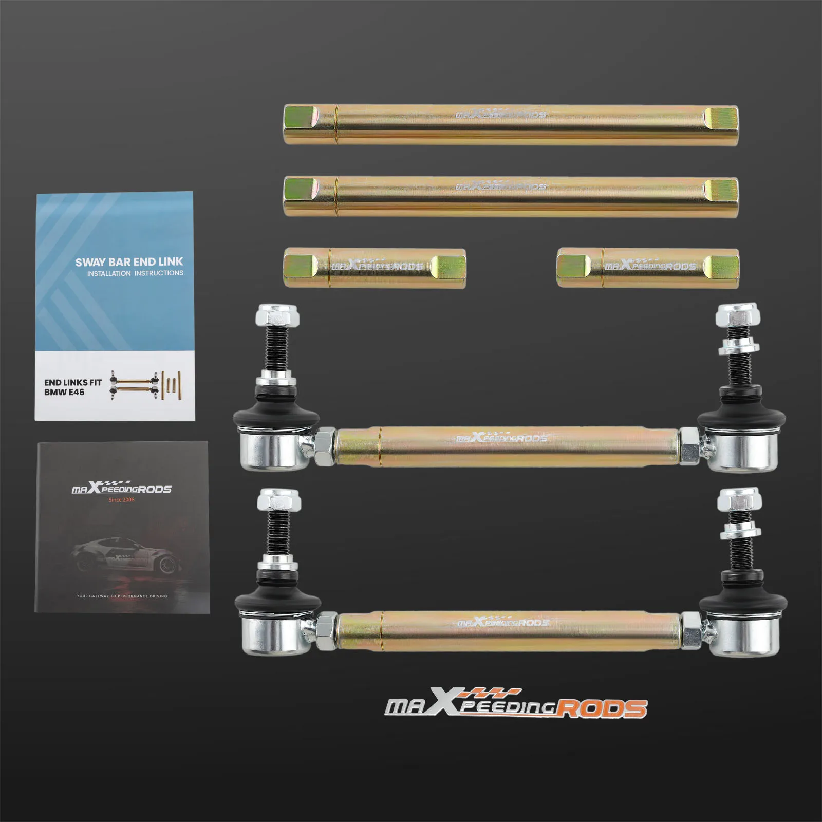 

Front Adjust Drop Links for BMW 3 E46 Saloon 316-330 i D xi xd 1998-2005