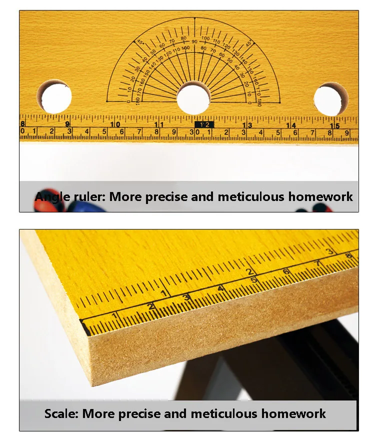 다기능 목공 작업대 접이식 목공 테이블 톱, 가정용 휴대용 조합 도구, 장식 목공