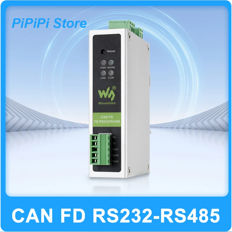 

Промышленный преобразователь протокола CAN FD в RS232/RS485, двунаправленная связь данных, 5, режимы преобразования данных CAN 2.0A/2.0B