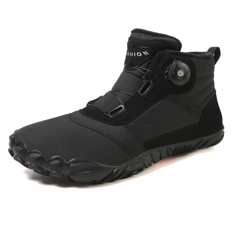 

Winter Snow Boots Men Warm Plush Lace-up Anti-slip Ankle Boots Women Casual Soft Breathable Outdoor Comfortable Casual Shoes Men