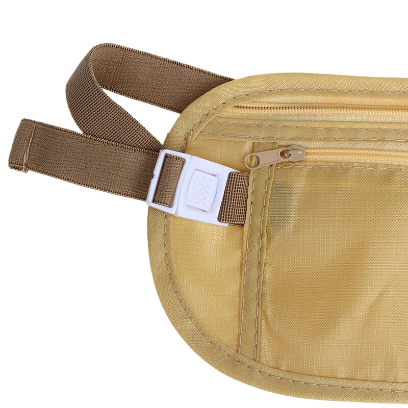 1 Stück Universelle Sport-Hüfttasche Geldgürtel für Reisen Damen und Herren Schlanke Versteckte Reisebrieftasche Handy-Anti-Diebstahl-Tasche – Detail 10