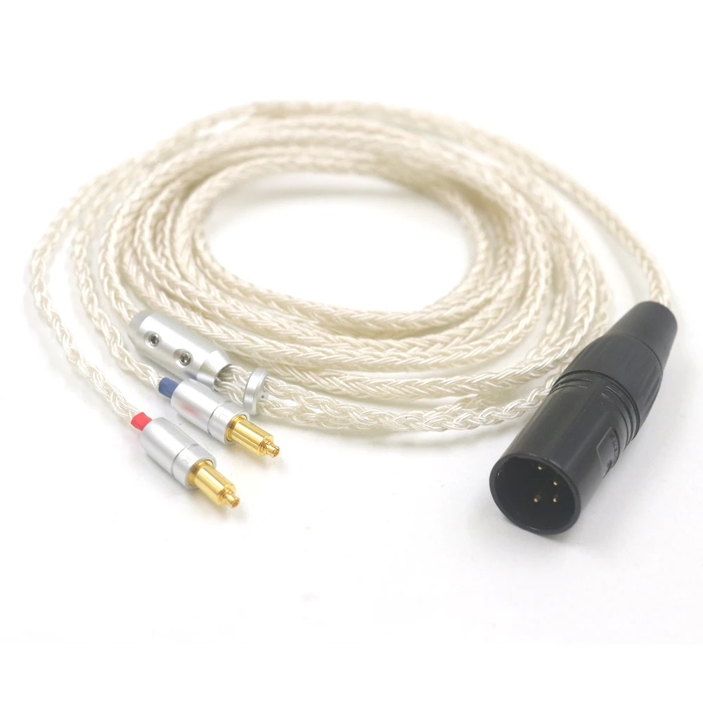 16 Core OCC Silver plated Upgrade Cable 2.5mm 4.4mm XLR 3.5mm   For SRH1540 SRH1840 SRH1440 Earphone Cable