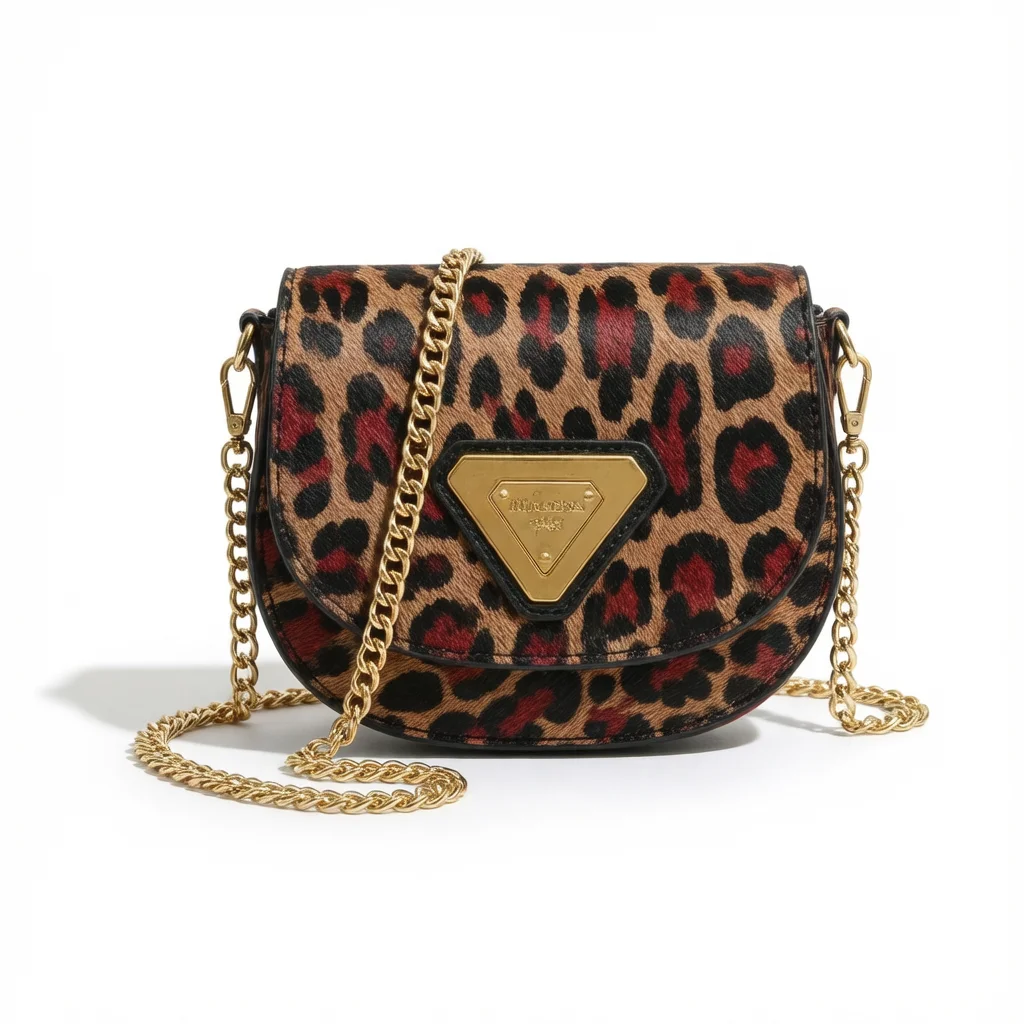 

Детская сумка через плечо в корейском стиле унисекс, модная мини-сумка с леопардовым принтом для девочек и мальчиков, новая детская сумка с цепочкой-ремешком