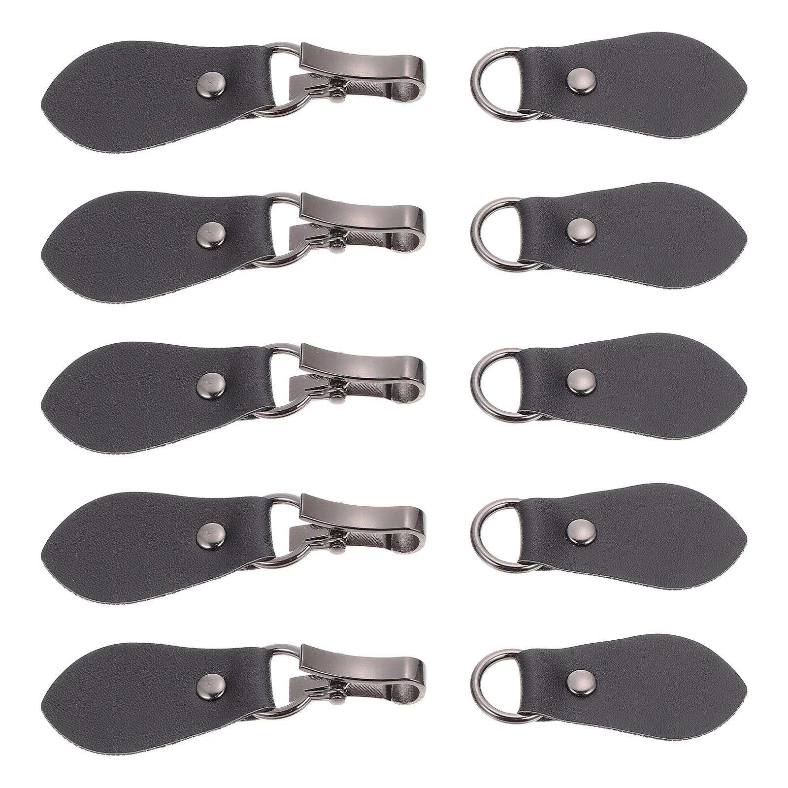 

5 Pairs Buckle for Clothing Accessories Overcoat Pleated Skirt Buckles Sweater Hook Uniform Clip Clips