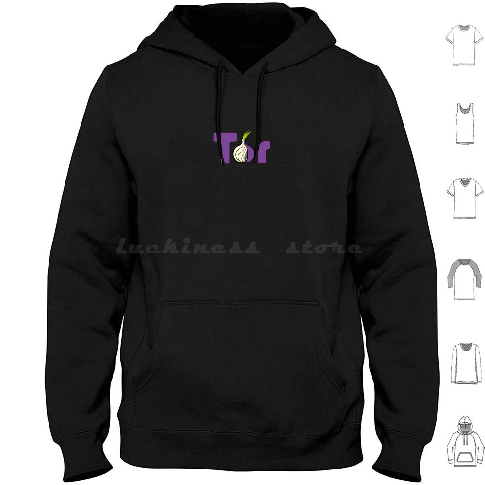 Tor Hoodies كم طويل Tor متصفح الإنترنت المجهول Firefox Tor Browser