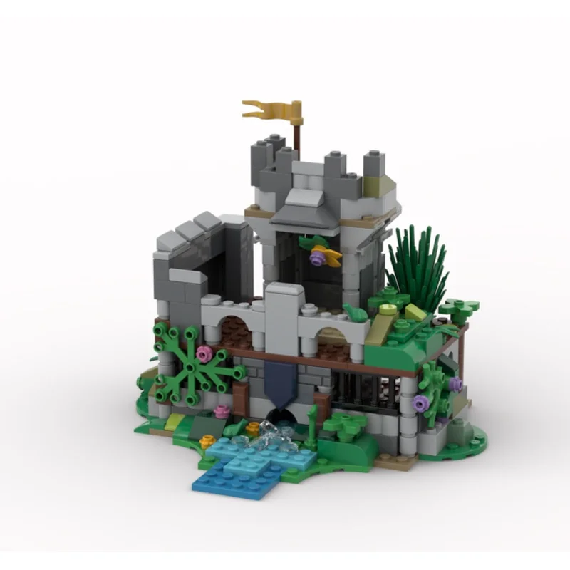 282 قطعة MOC المتضخم نموذج الإخراج اللبنات العمارة اللعب تجميع DIY بها بنفسك هدية الكريسماس فكرة التعليم الطوب عيد ميلاد #2