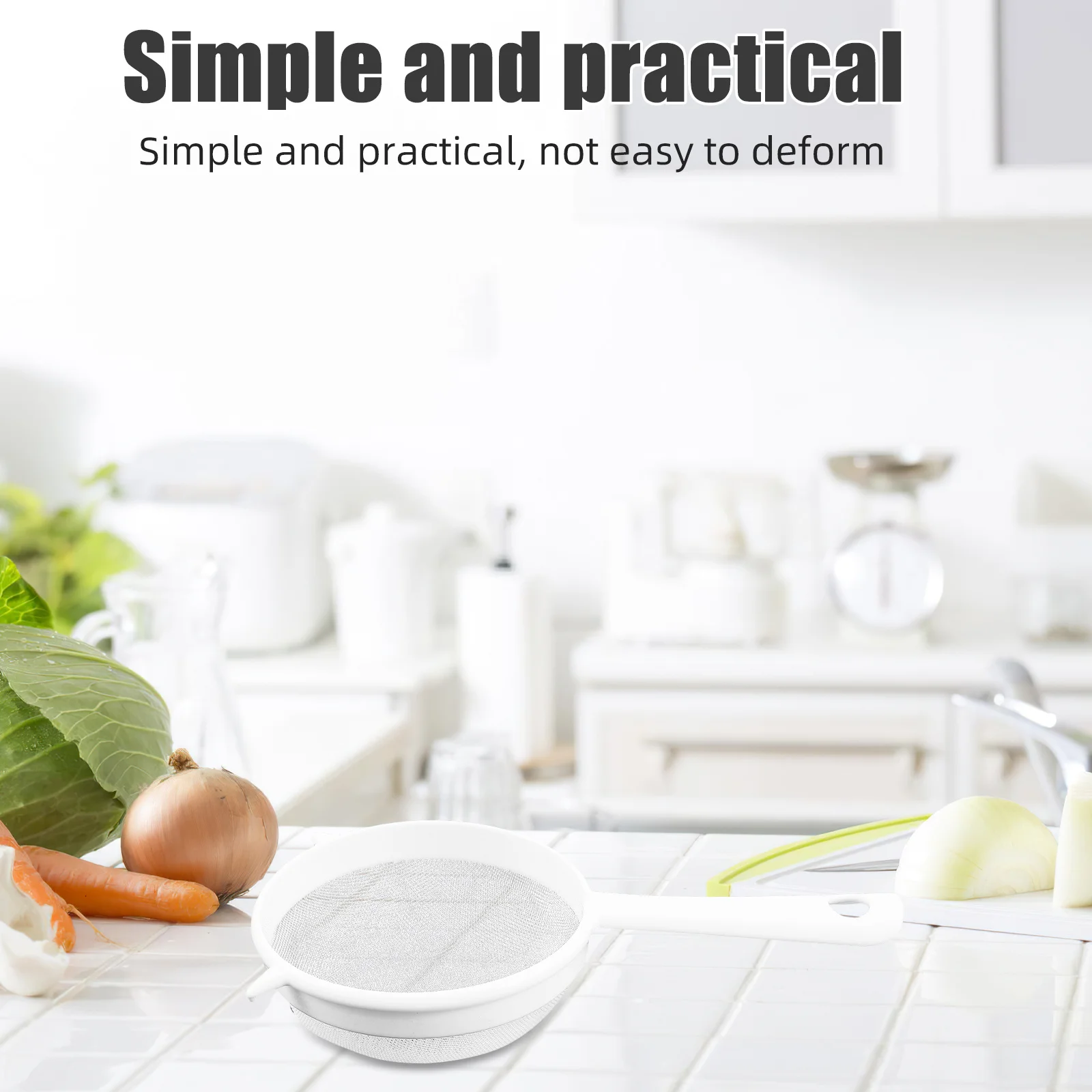 

4Pcs Plastic Mesh Strainer Ultrafine Filter for Juices Soy Milk Yogurt Kitchen Food Sieve Juice Filter