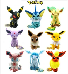 9 stili 20cm Pokemon Eevee Sylveon Vaporeon Espeon Umbreon Glaceon Leafeon Flareon Jolteon peluche peluche per regali per bambini