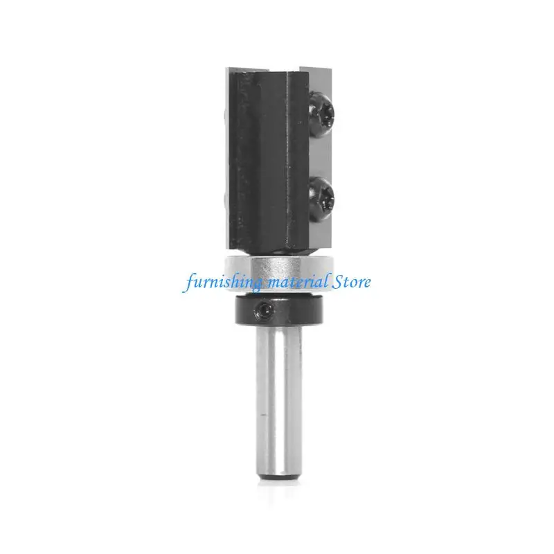 

Y5GD Milling Cutter 8mm Shank Flush Trim End Mill Solid Carbides Top&Bottom Bearing Router Bit For Wood