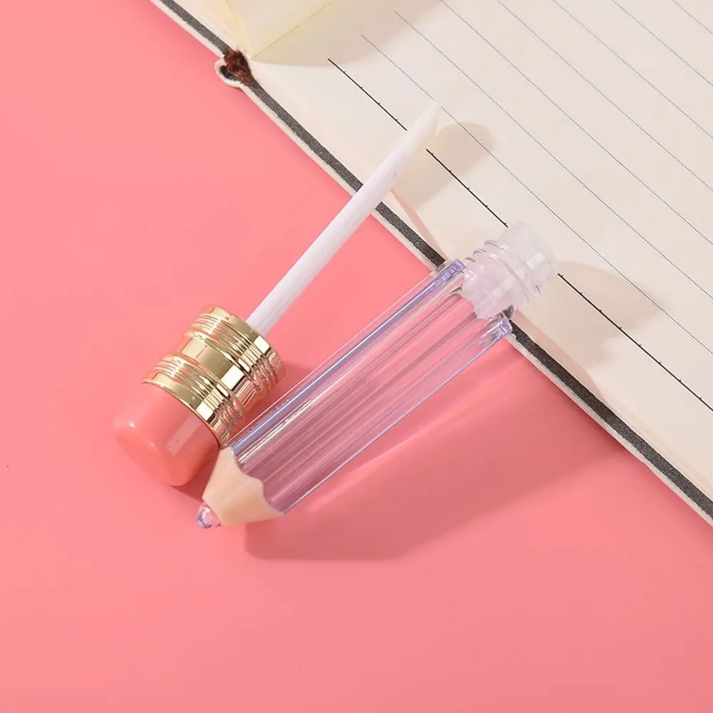 DIY 5ml tubka na błyszczyk Mini ołówek w kształcie fiolki na próbki pusta plastikowa tubka na szminkę podróżna