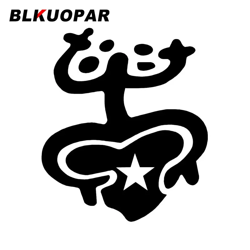 

BLKUOPAR Pentagram Car Sticker Personality Waterproof Scratch-Proof Creative Funny Sunscreen Original VAN RV Car Accessories