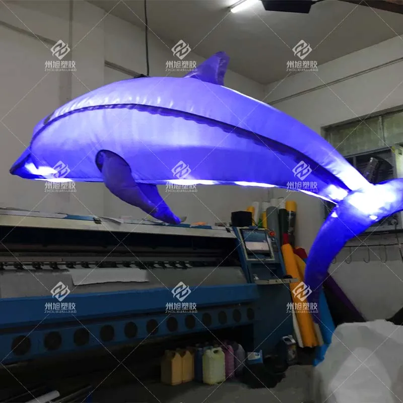 Delfines inflables personalizables, modelo animal marino, decoraciones de exposición para acuarios y zoológicos