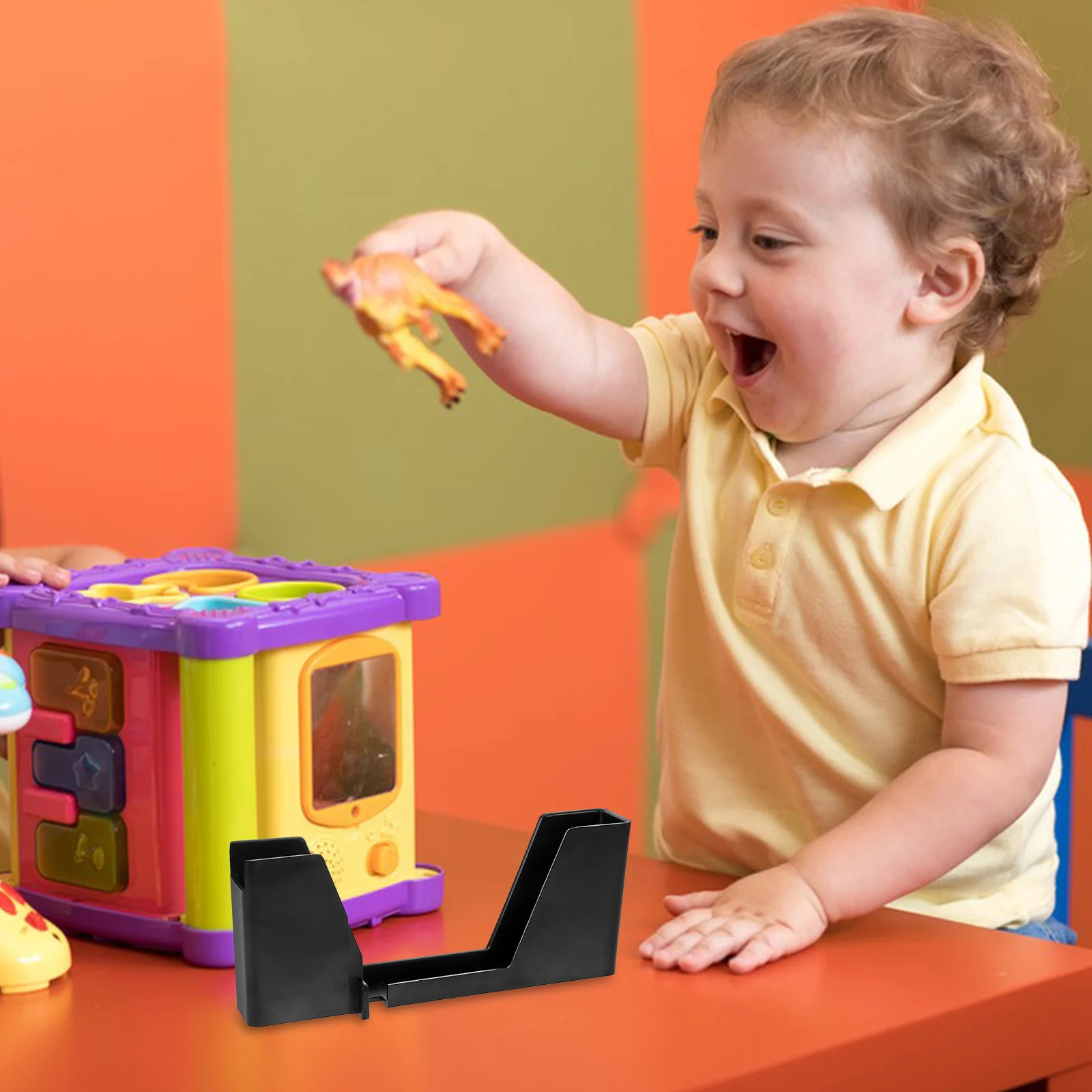 Efficient Ticket Storage Box Black for Gaming Machines Raffle Ticket Roll Holder Dispenser for Prizes Fast Access