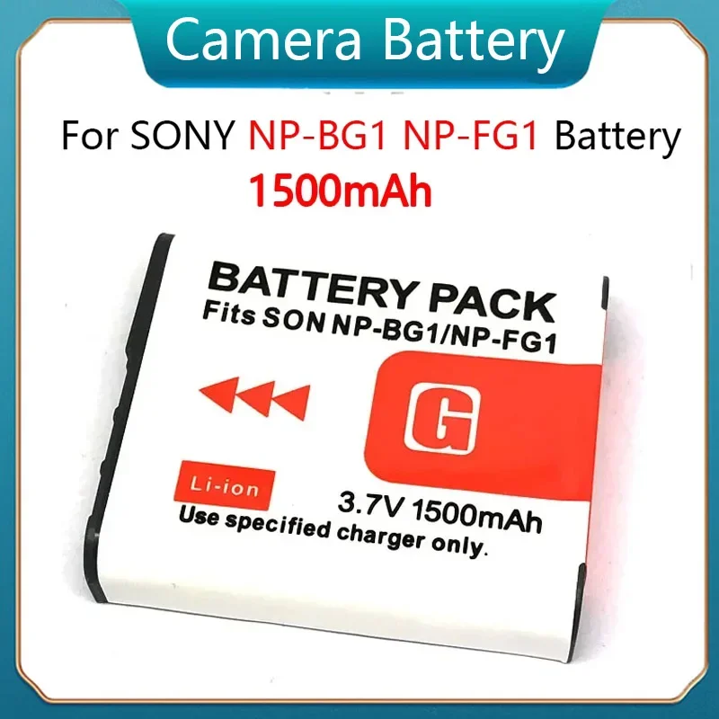 

1500mAh Camera Battery NP-BG1 NP-FG1 NPBG1 NPFG1 Battery for SONY DSC W300 W210 W170 W200 W270 W290 WX10 H70 H50 H10 HX5C T100