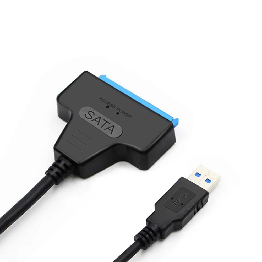 محول كابل USB ساتا ، يصل إلى 6 جيجابايت في الثانية ، يدعم بوصة ، قرص صلب ، 22 دبوس ، كابل ساتا الثالث