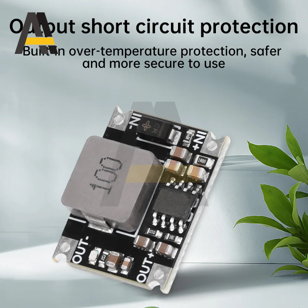 وحدة إمداد الطاقة منخفضة التموج DC باك ، منظم طاقة عالي ، 5A ، 6V-40V إلى V ، 5V ، 12V