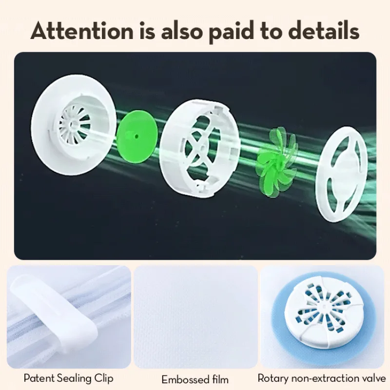 【 No need to extract air 】 Household Large Capacity 3-dimensional Storage Compression Bag Multi Functional Vacuum Storage Bag