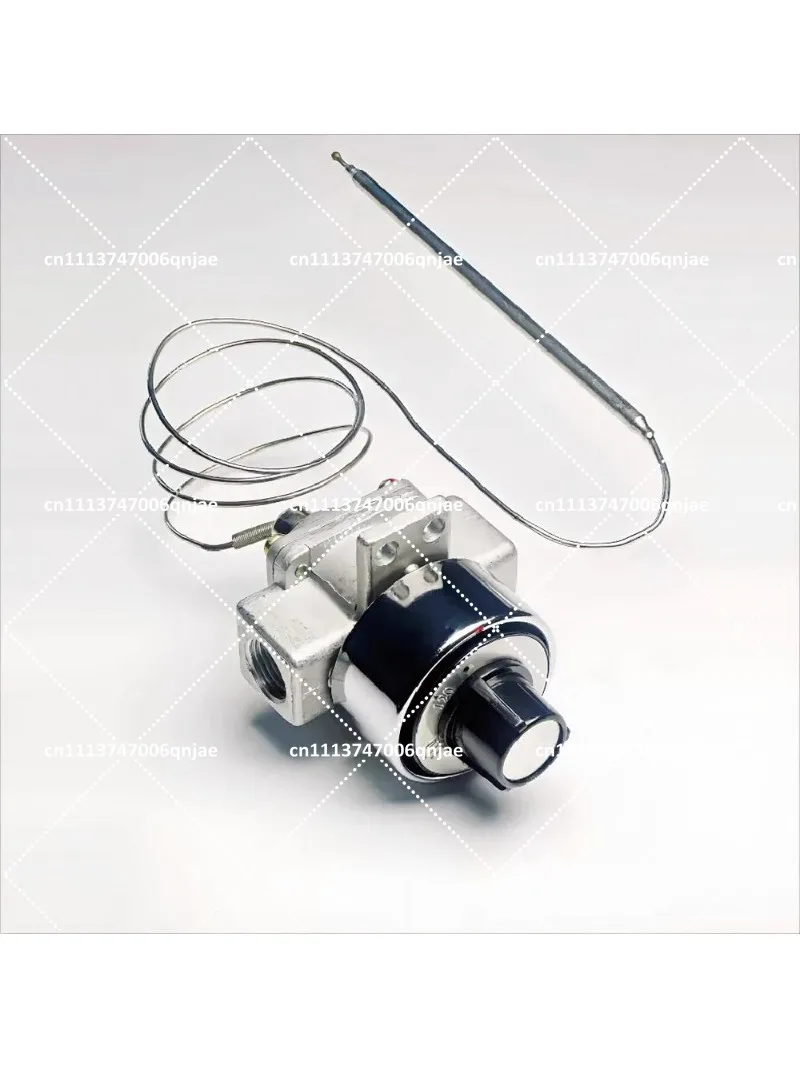 Gas Fryer Temperature Control Valve, 160-220°C Thermostatic Regulator for Commercial Kitchen Cooking Equipment