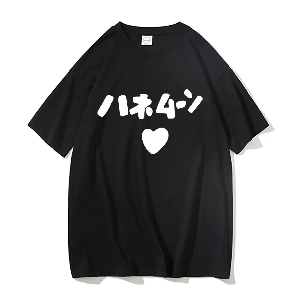 Japanese Manga Loose T Shirt Summer Men Women Tshirt Funny Cute Anime K-ON Hirasawa Yui Akiyama Mio Same Style Print T-shirts