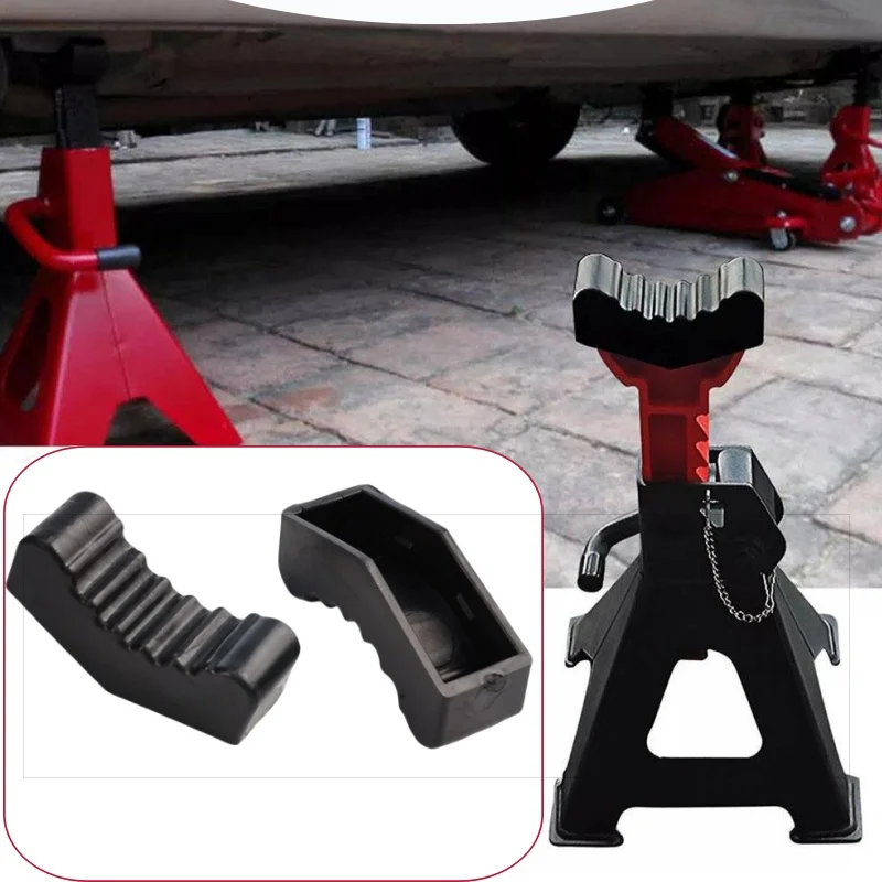 

2Pcs Car Lift Jack Stand Rubber Pad Floor Adapter Rail Grip Repair Pads 6Ton Heavy Duty Universal Frame Safety Repair Tools