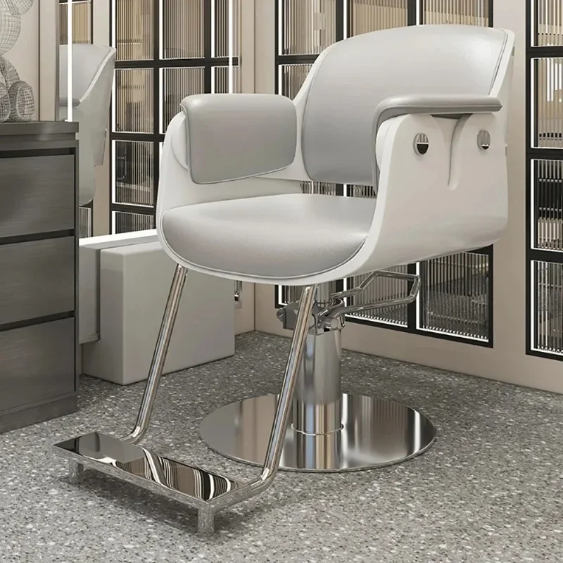 الجمالية الحديثة كرسي حلاق فاخر الجمال الشمال العصرية تصفيف الشعر كرسي مريح صالون Kapperstoel أثاث الشعر