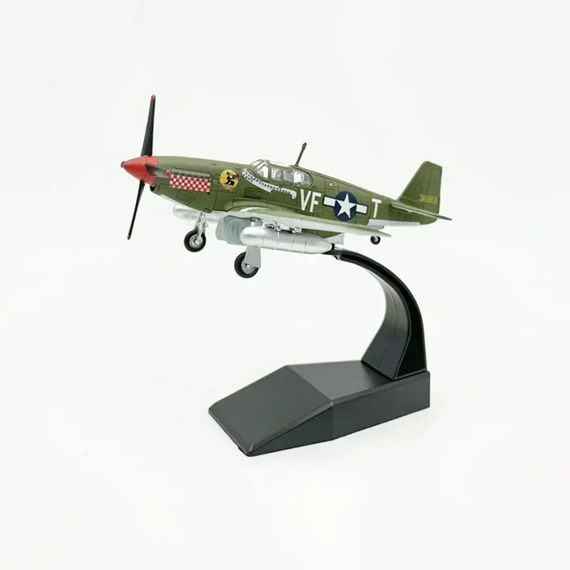 Homr Decor New AMER Diecast Metal Alloy 1/72 Scale P51 P-51 1944 Mustang Fighter Plane Replica Model Toy for Collections