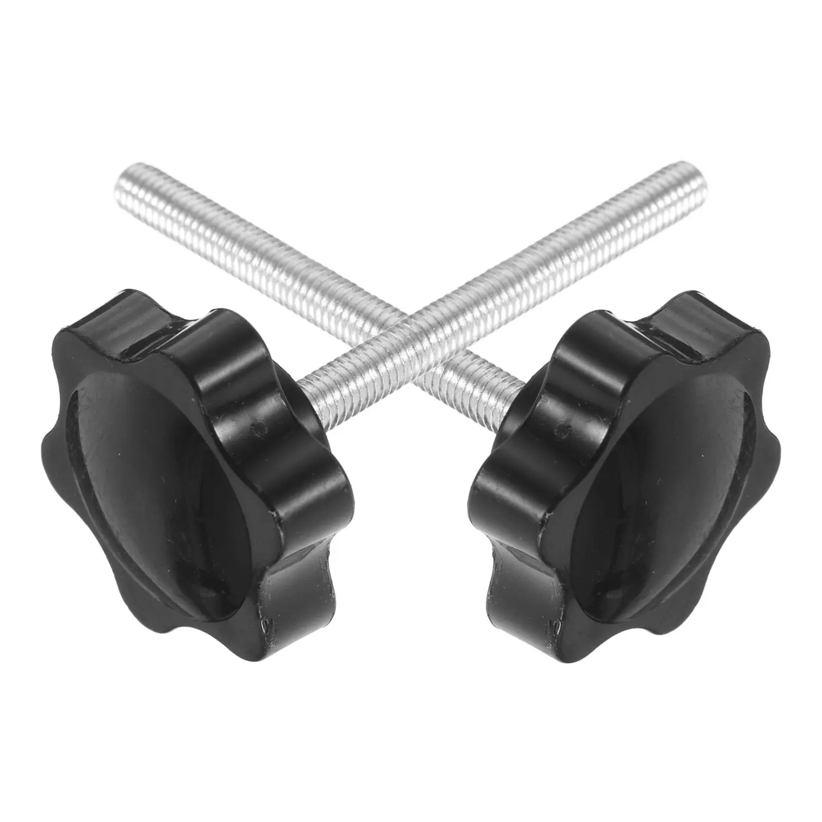 1Set Rollator Walker Replacement Knobs M6 Star Shaped Rubber Pad Adjustment Screw Walker Parts Accessories Drive Walkers Knobs