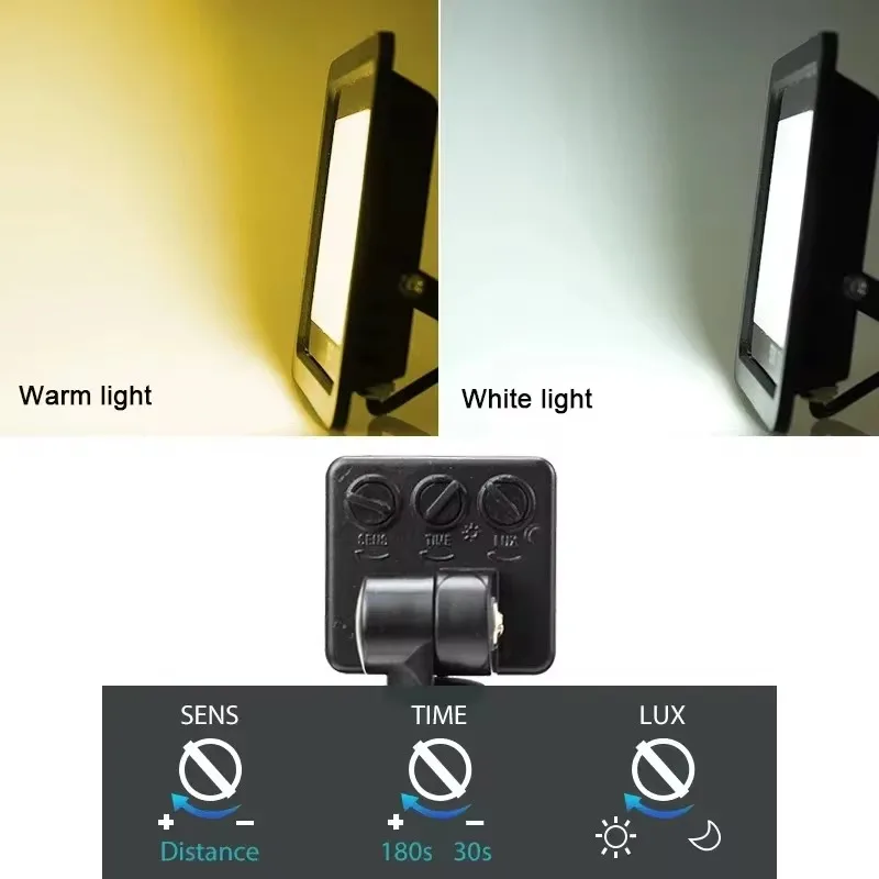 Waterproof Motion Sensor Outdoor Security Garden LED Flood Light Spotlight 50W 100W 150W Reflector Outdoor Garden Street Light