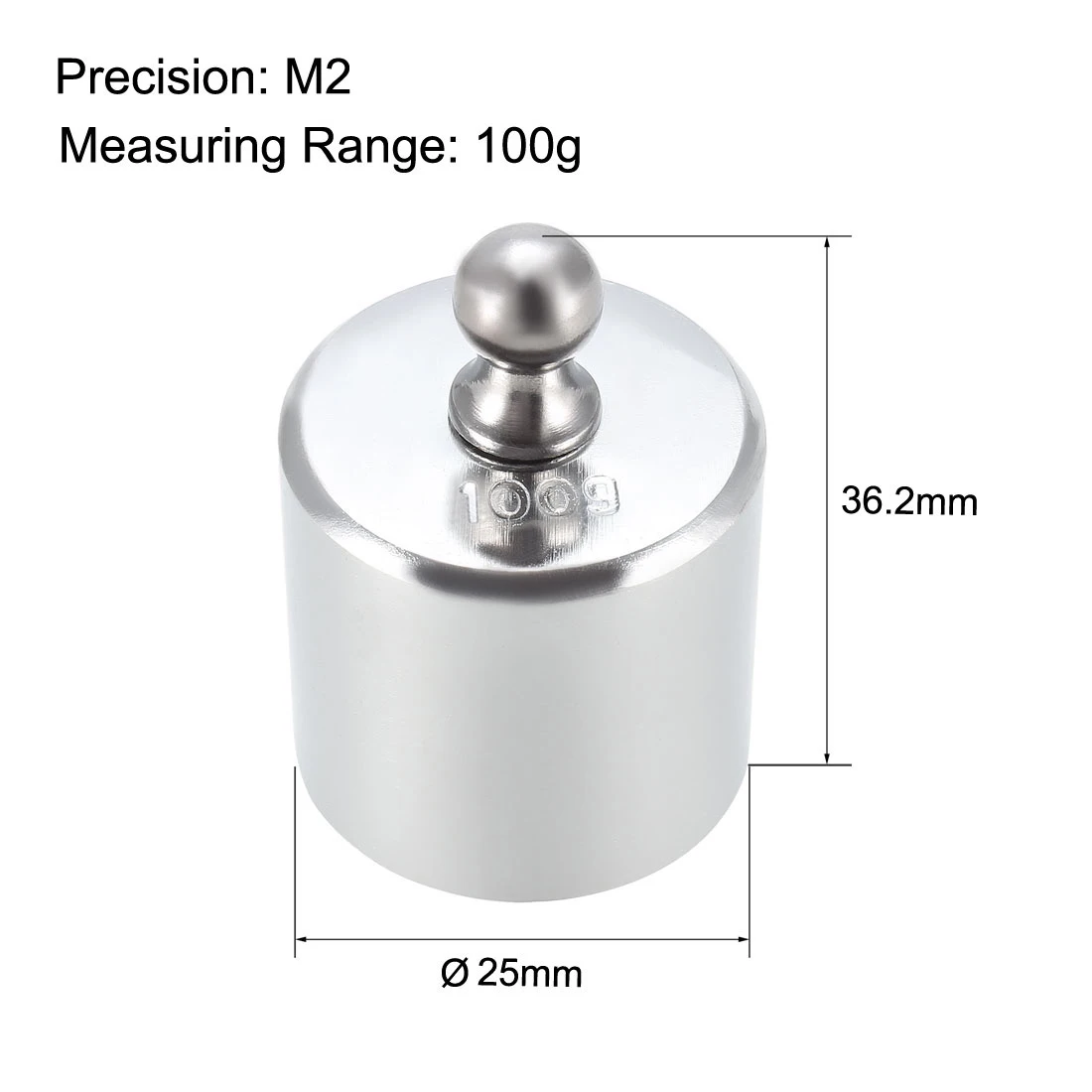 1g 2g 5g 100g 200g Gram Calibration Weight M2 Precision Chrome Plated Steel Weight Measurement Tools for Precision Balance Test