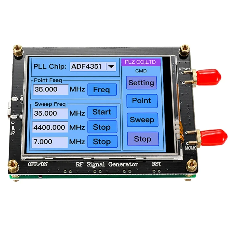 B92B-RF Signalwellengenerator ADF4351 35M-4.4G HF-Signalgenerator ADF4351 35M-4.4G