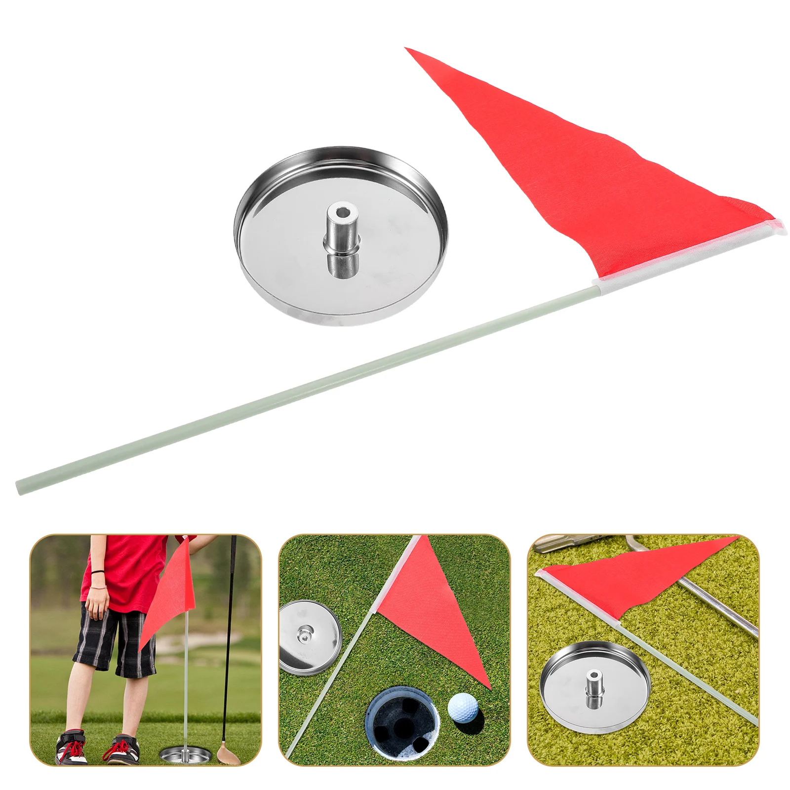

Golf Cup Automatic Putting Backyard Accessories Ball Cups Chipping Net Metal Practice Holes for