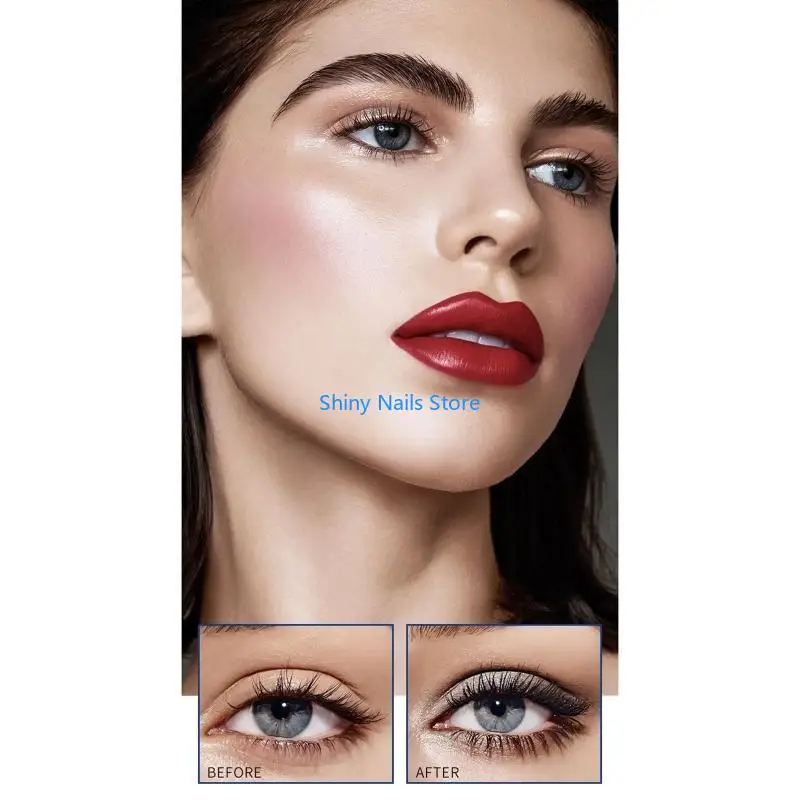 4D zijde vezel wimpers mascara waterdichte mascara voor wimperverlenging zwart dikke lengte 4d rimel make -up cosmetica