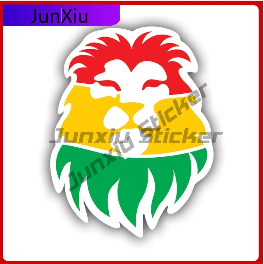 

Rasta Lion Stickerwaterproof Outdoor Decalsrastafari Afro Cool Laptop Waterproof Vinyl Decal For Suvs Decor Unique Creative