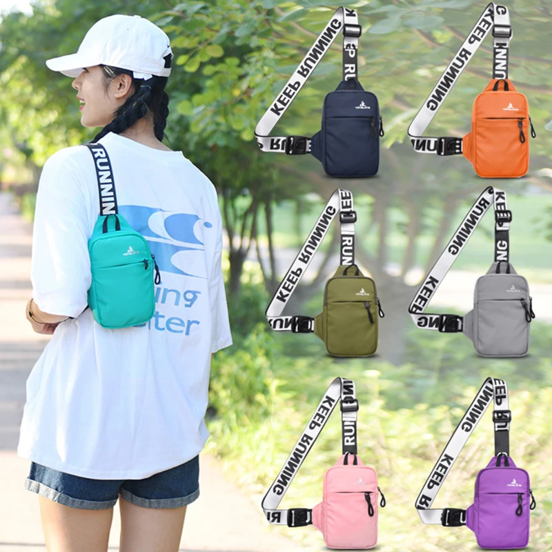 NEW Outdoor Sports Chest Bag Small One-shoulder Backpack Men Slung Mobile Phone Purse Women Ins Tide Mini Fashion Bag