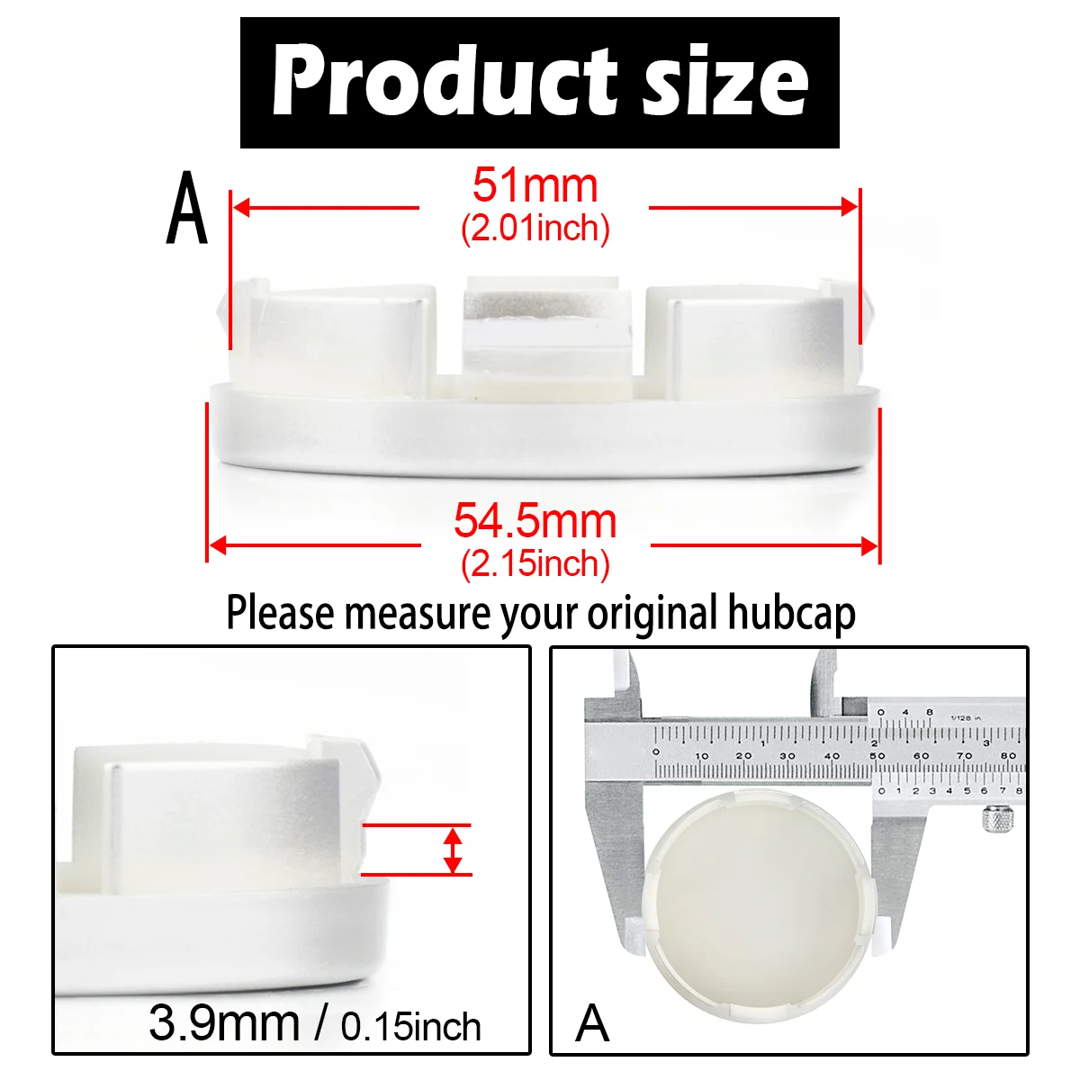 DewFlew 2/4Pcs OD 54.5mm/2.15