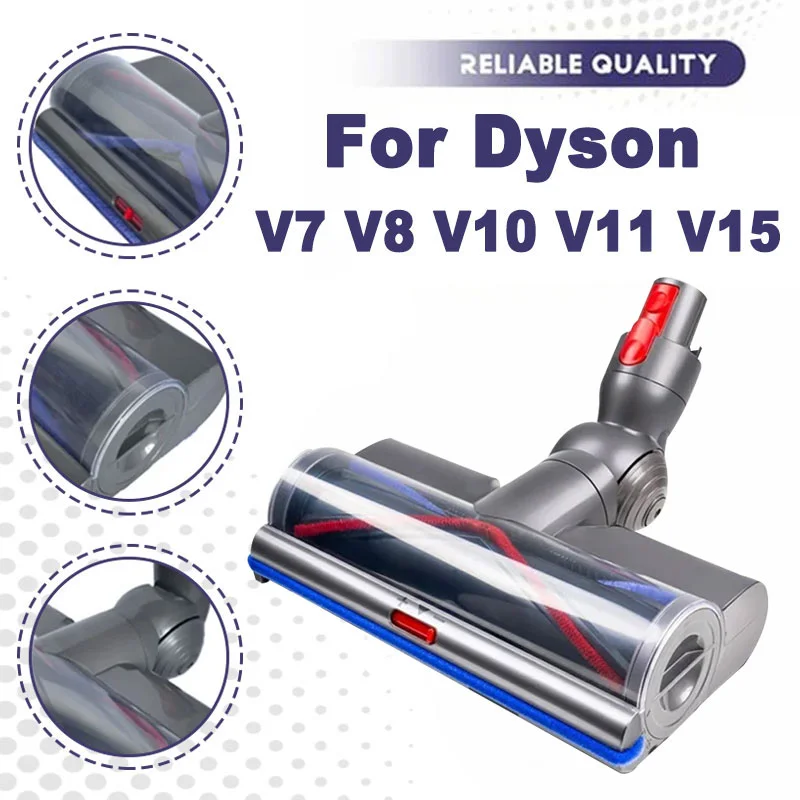 رأس فرشاة مضادة للتشابك عزم دوران عالي لموديلات DysonV8 V7 V11 V15 V10 مرفق مع ملحقات مكنسة كهربائية ممتازة قابلة للتعديل #1