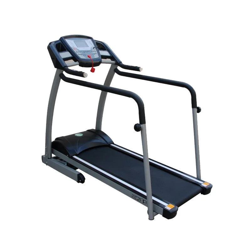 Electric Weight Loss Gait Trainer With Handrails Jogging Table Walking Rehabilitation Treadmill