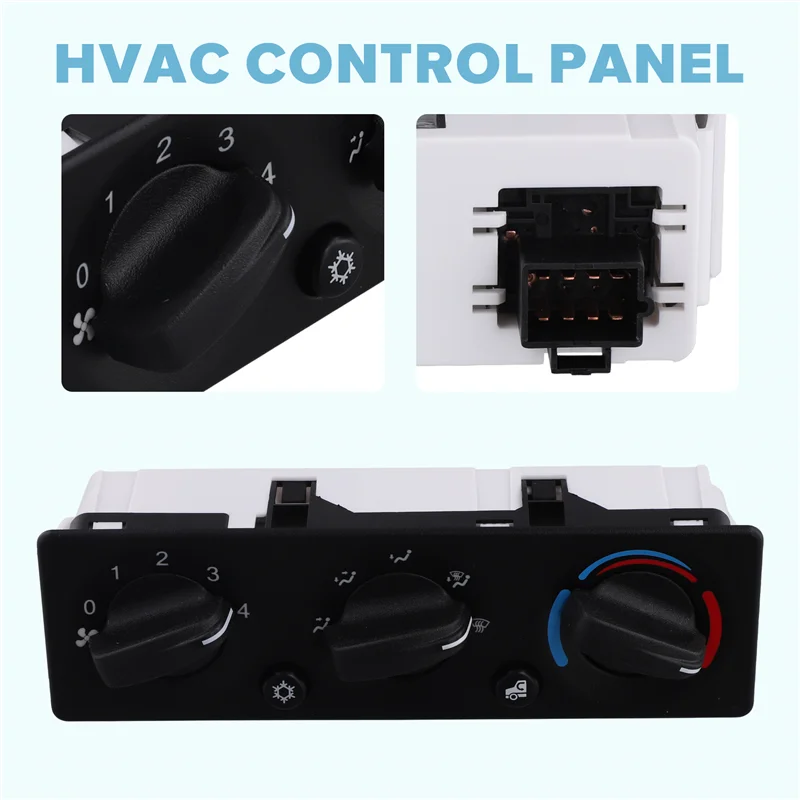 لوحة تحكم HVAC لـ Peterbilt 384 Q21-6012 لوحة تحكم HVAC لمفتاح التحكم في تكييف الهواء Peterbilt AC-A02G #6