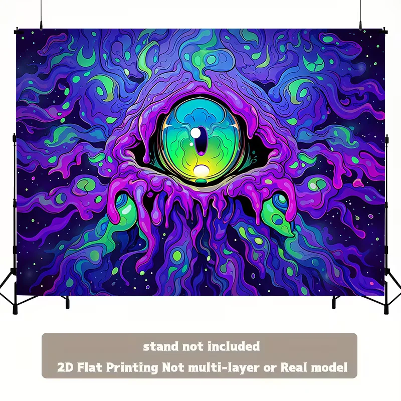 Psychedelic Eye Wall Tapestry Abstract Mural Boho Chic Spiritual Art Decoration Living Room Nursery Bohemian Pop Art Vision Stat