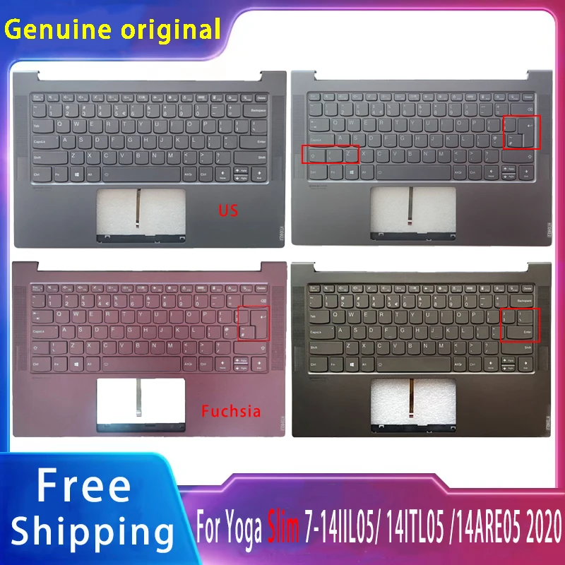 New For Lenovo Yoga Slim 7-14IIL05 14ARE05 14ITL05;Optional Laptop Keyboard Repair Accessories