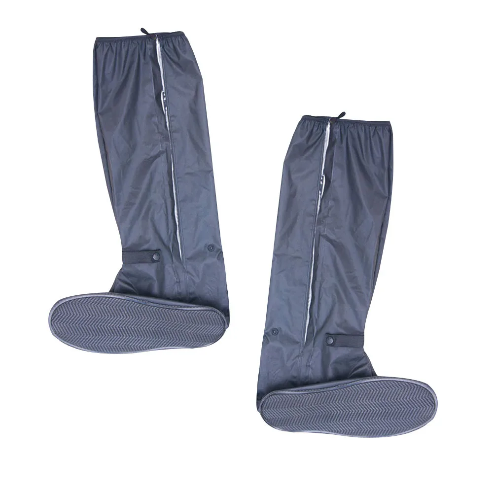 

1 Pair Waterproof Rain Boots Thickened Non-Slip Overshoes For Outdoor Travel Reusable Washable Shoe Protectors Foldable
