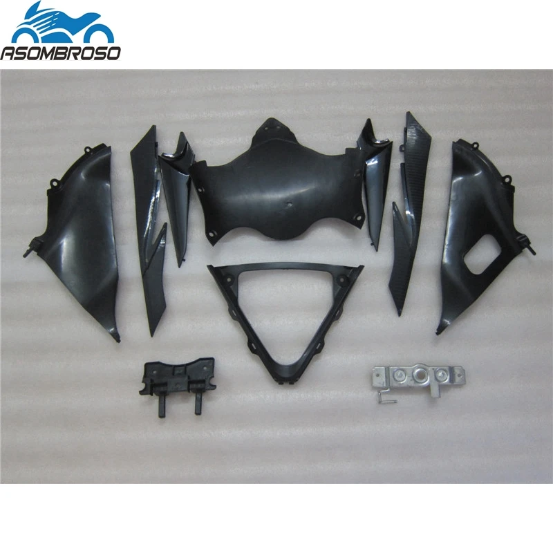 Injection Molding Fairing kit for SUZUKI GSXR 600 750 2008 2009 2010 full black gsxr600 fairings RD10