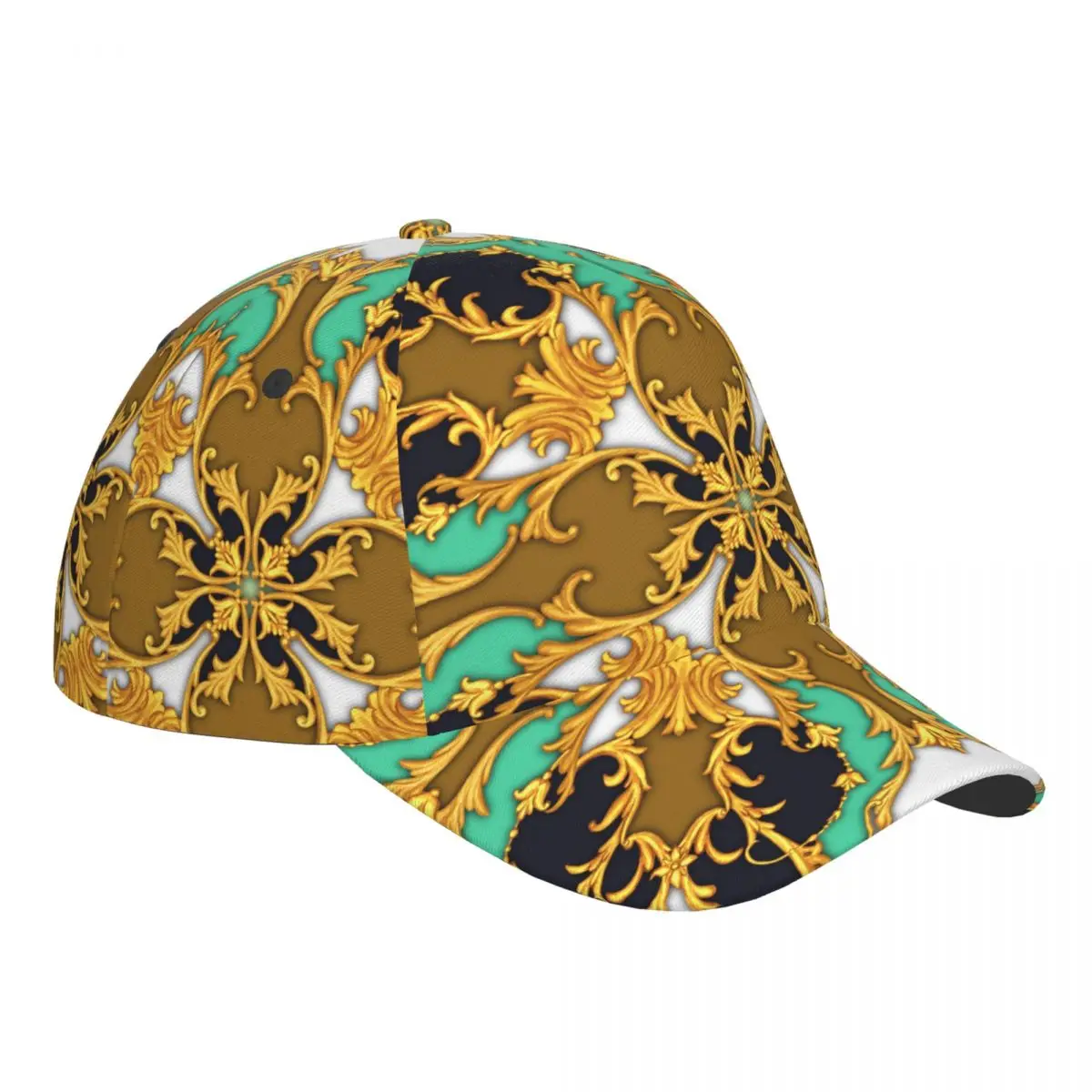 Golden Baroque Outdoor Sport Caps Baseball Hat Men Women Visor Cap Baseball Cap Street Hip Hop Caps golf hat men