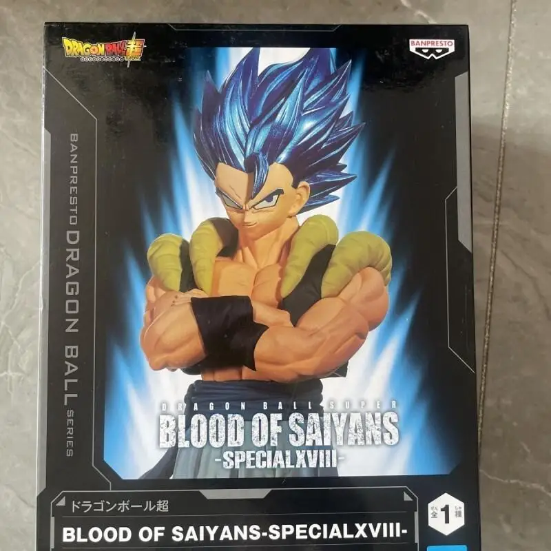 

Bandai Dragon Ball Gogeta With Blue Hair Collectible PVC Figure For Anime Collectors And Fans Perfect Gift Official Licensed