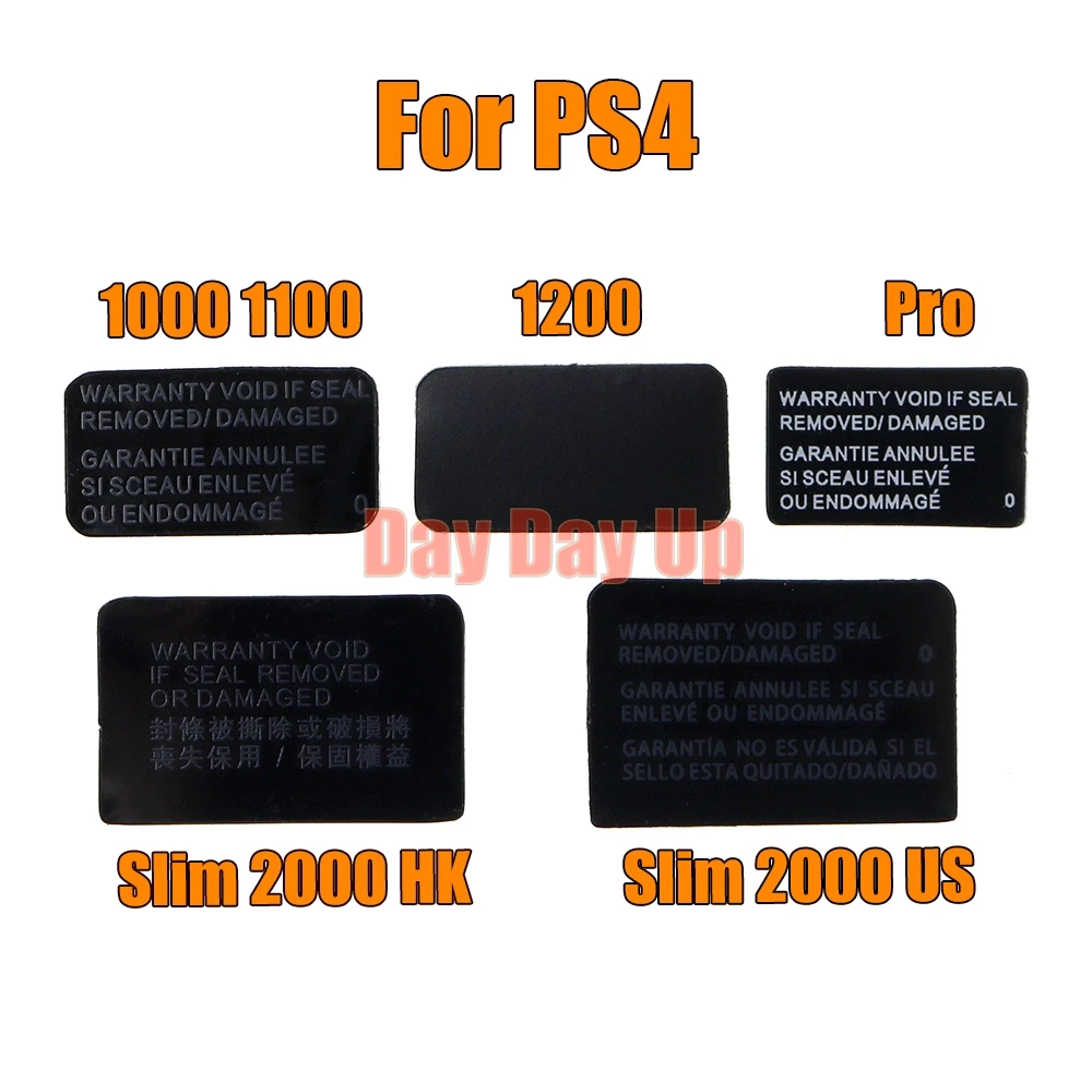 200 шт., наклейка на корпус версии HK, наклейка на корпус, уплотнения для Playstation PS4 Slim 2000 1000 1100 1200 для PS4 Pro
